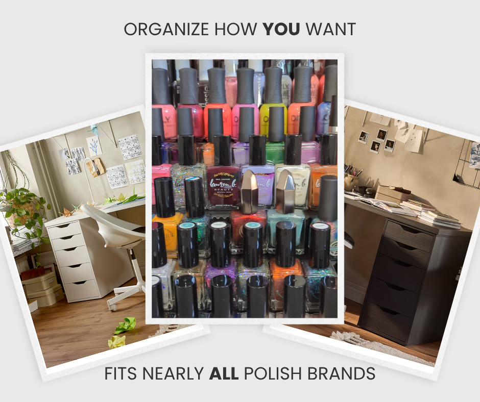 IKEA Alex Nail Polish Organizer (5-Drawer Model)