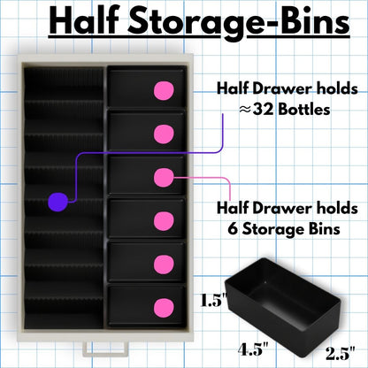 Bisley 6-Drawer Nail Polish Organizer
