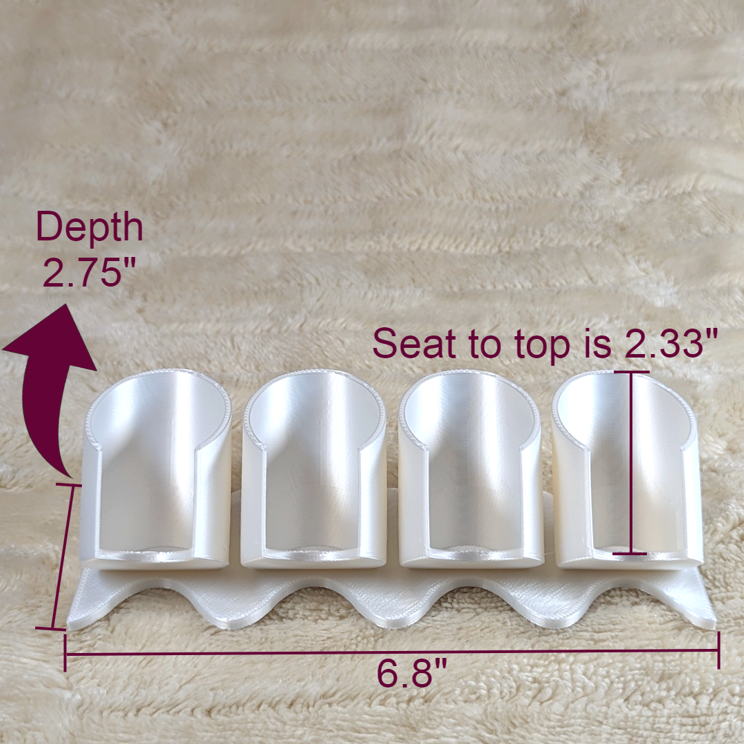 The Pedestal - 4-Bottle Tray